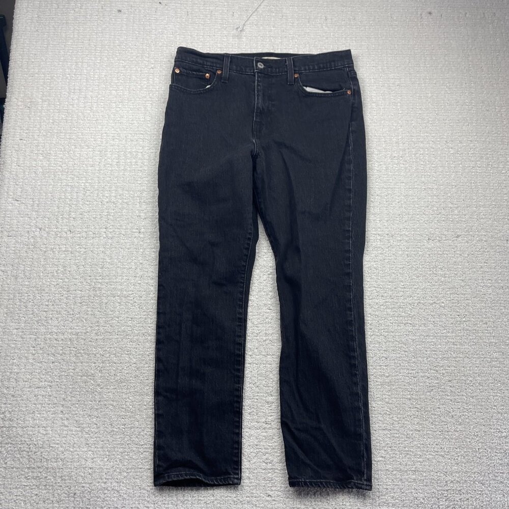 Levis Jeans Black Denim Wedgie Slim Premium Line Women Size 31 Casual Pants